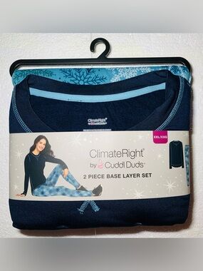 ClimateRight by Cuddl Duds Women's Top and Leggings Set, 2-Piece XXL (22-24)